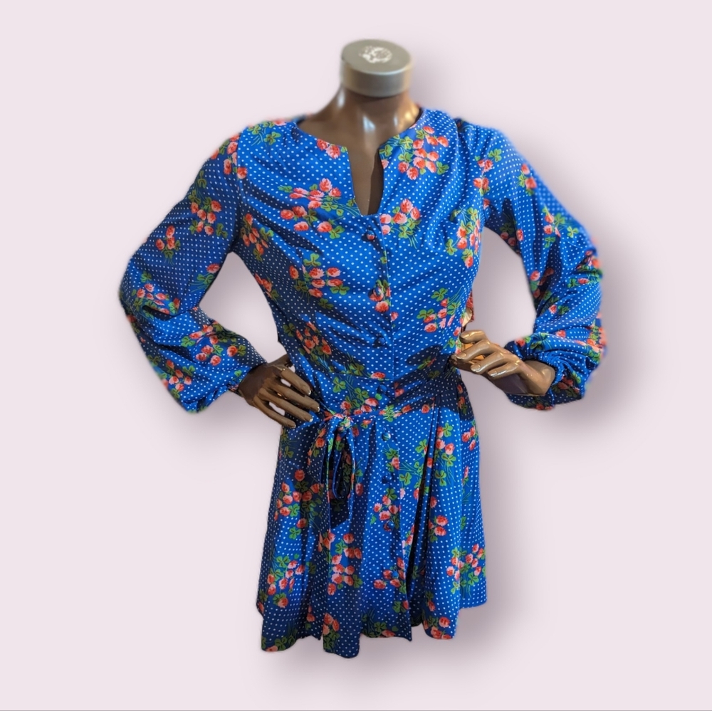 Vintage Sundays Child Flower Power Mini Dress